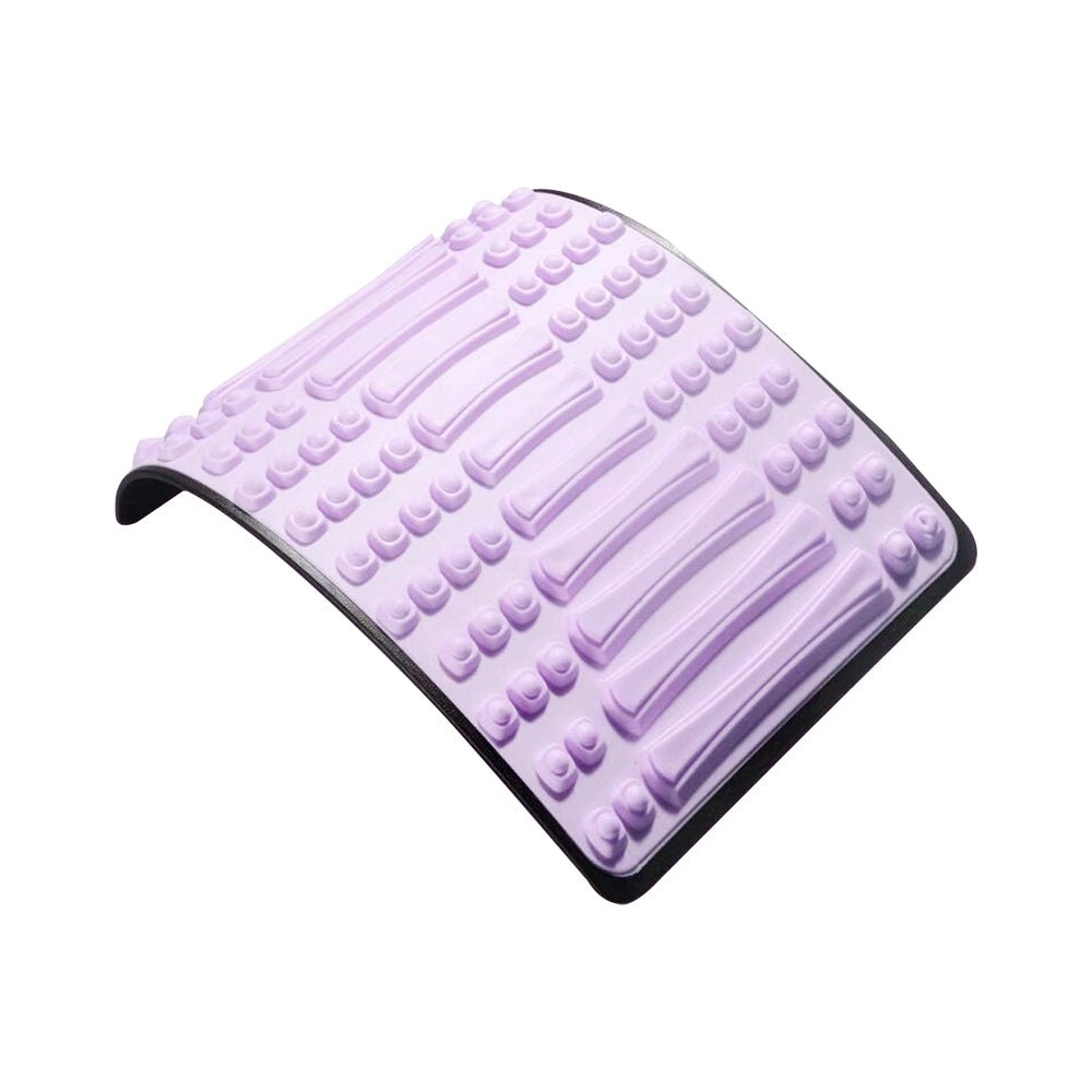 Back Stretcher Adjustable Back Neck Lumbar Support Board Purple