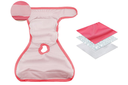 4Pcs Washable Reusable Female Dog Diapers
