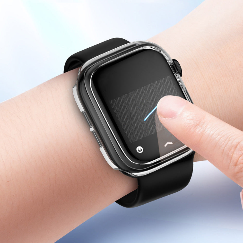2 Piece Case and Screen Protector Set for Apple Watch Series 12 - Clear