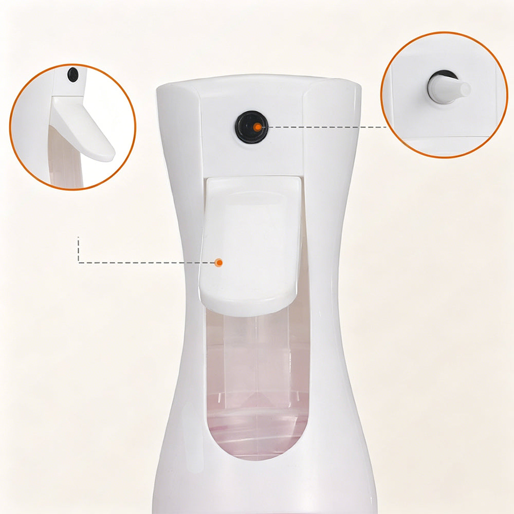 2Pcs Continuous Spray Bottle Fine Mist for Hair Styling
