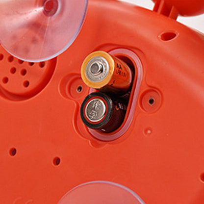 Crab Bubble Machine Bath Toy ¨C With Music for Kids and Toddlers Bath Time Fun Red