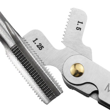 52 Leaf Metric 60 Degree and Imperial 55 Degree Thread Pitch Gauge
