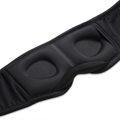 Sleep Mask Eye Mask Sleep Headphones Bluetooth 5.0 Wireless 3D Eye Mask -Black