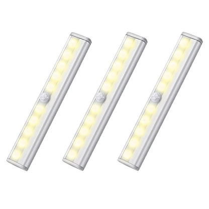 3 Pieces Motion Sensor Closet Lights - Warm White