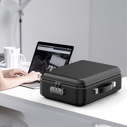 Fireproof Document Box ââ‚?Hard Case File Organizer with Mechanical Lock