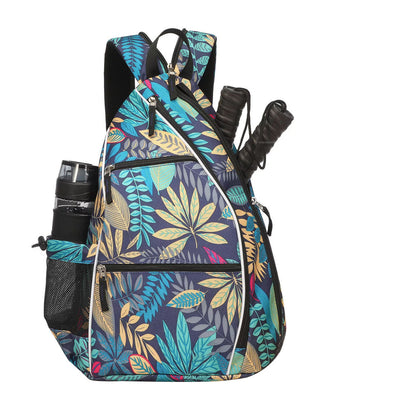 Pickleball Bag Pack Reversible Backpack Travel Sports Sling Bag Style 2