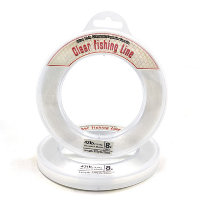 Clear Fishing Line Wire 0.45mm 200m Invisible Nylon Thread for Hanging Balloons