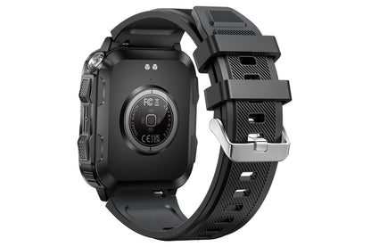 Smartwatches with 100 Sports Modes Voice Assistant Bluetooth Call Music for iPhone-Black