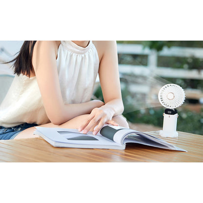 Portable USB Rechargeable Handheld Fan - Navy
