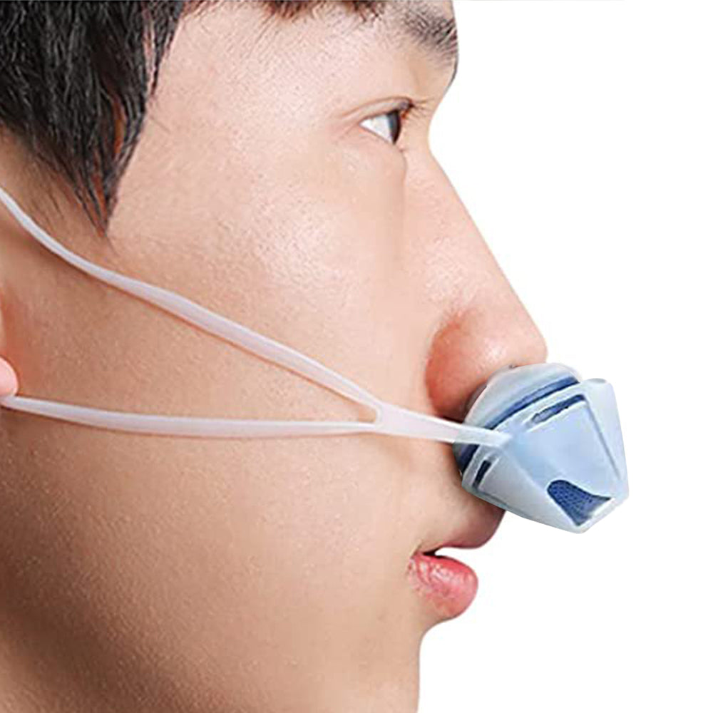 Anti Snoring Devices Electric Mini Noise Solution Sleep Stop Snore Aid Stopper for Men Women -Blue