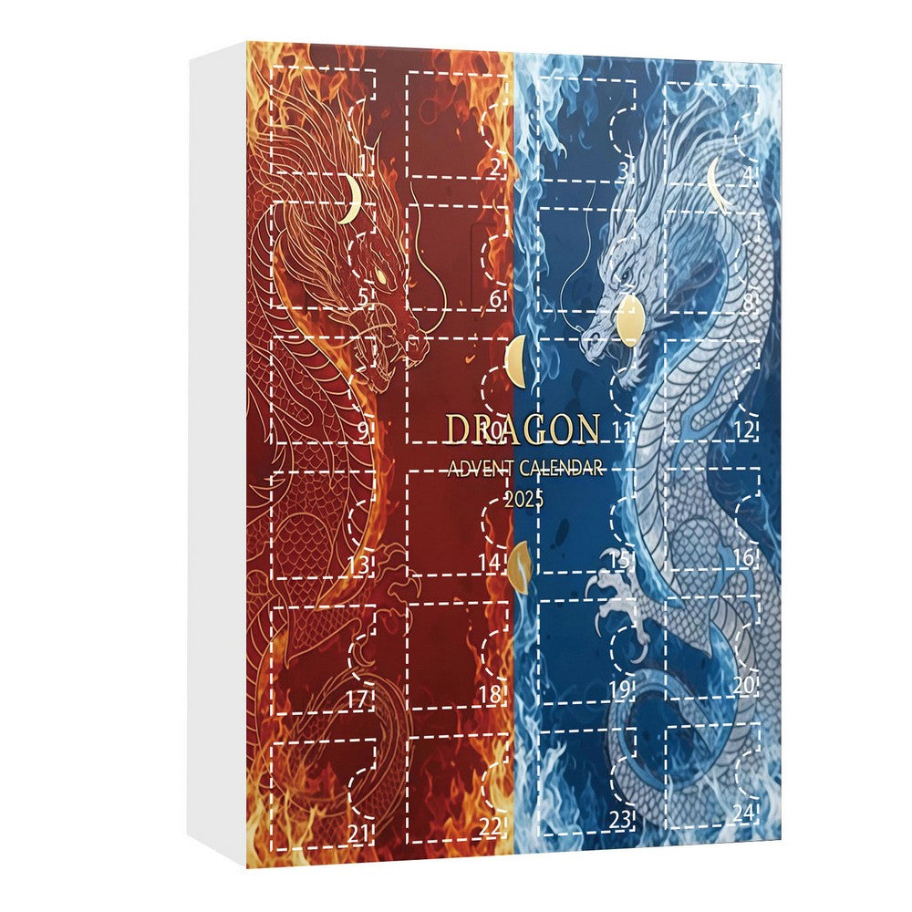 Dragon Christmas Advent Calendar with 24 Daily Surprises Countdown Calendar