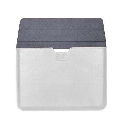 For Macbook PU Leather Macbook Case Wear Resistant Sleeve Cover with Stand White