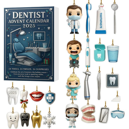 Dentist Christmas Advent Calendar with 24 Daily Surprises Countdown Calendar
