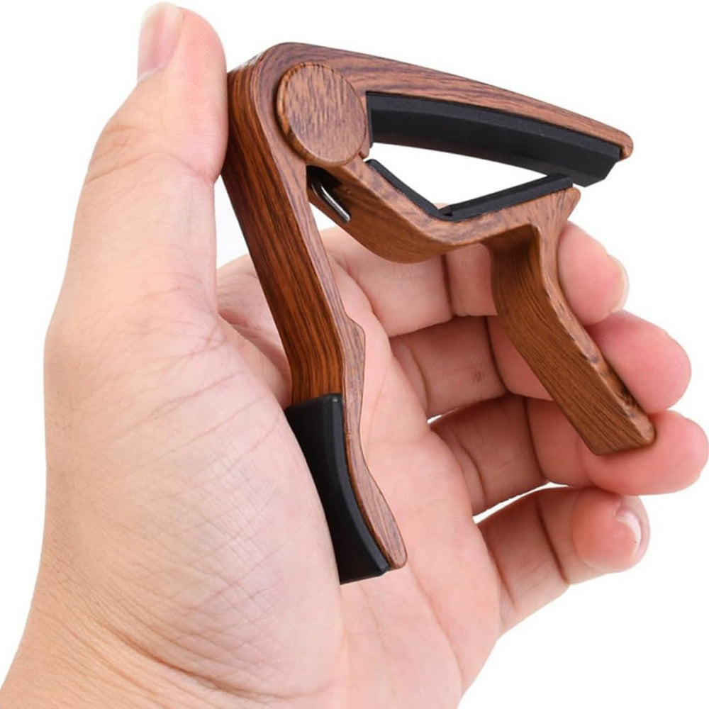 Guitar Capos with 5 Guitar Picks for Acoustic Electric Bass Guitar Ukulele