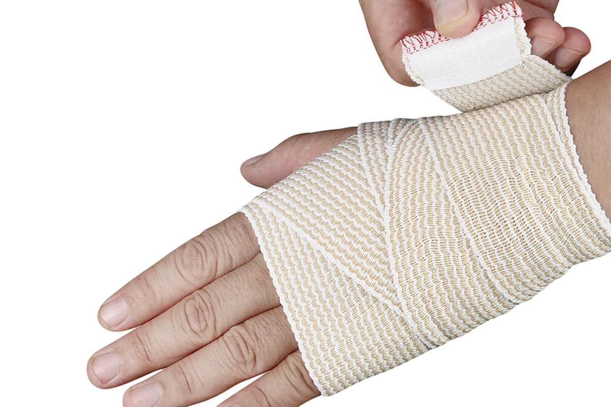 4Pcs Self Adhesive Elastic Bandage Wrap with Hook and Loop Closure for Sports