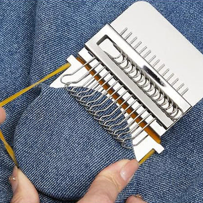 Mini DIY Darning Weaving Loom Kit for Clothes Repair