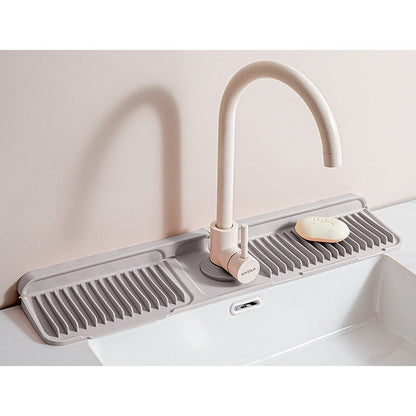 Longer Faucet Mat for Kitchen Sink Splash Guard Kitchen Sink Faucet Mat Splash Guard