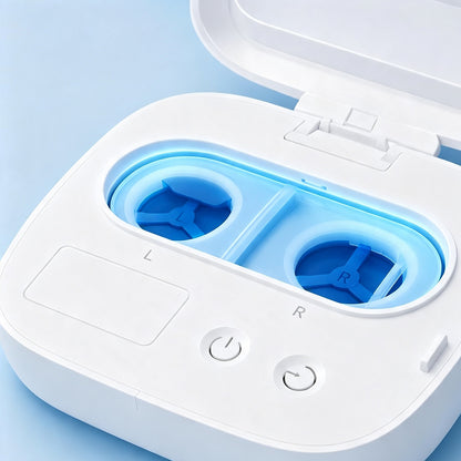 Ultrasonic Contact Lens Cleaner - White