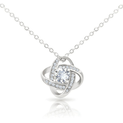 Eternal Preserved Rose Gift Box With Elegant Necklace for Mom Girlfriend Wife -Silver