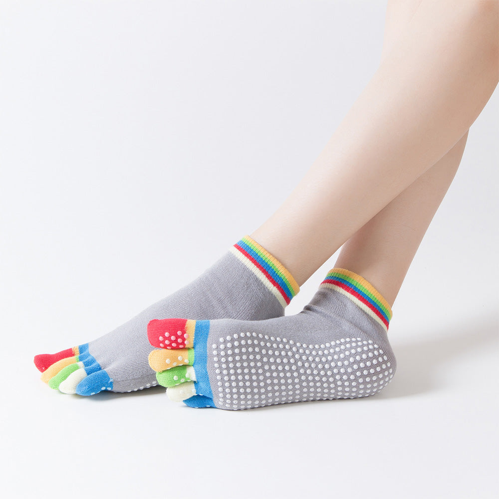 Yoga Socks for Women Non Slip Grippy Pilates Socks for Barre Ballet Workout