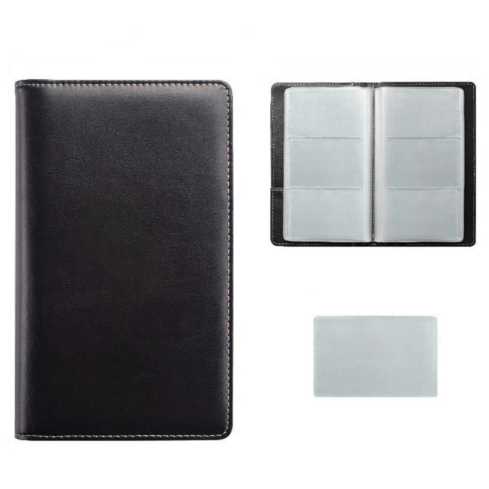 120-Slot Capacity Business Card Holder Album -Black