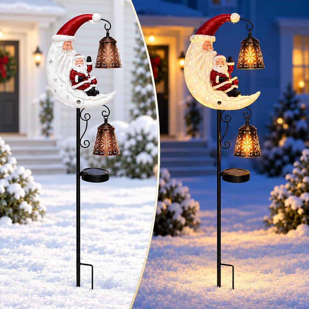 Snowman Solar Light Christmas Outdoor Garden Stake Light