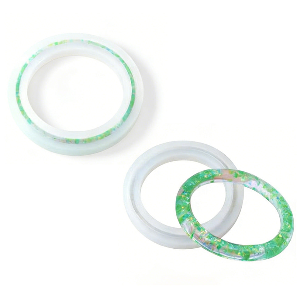 4 Sizes DIY Resin Bangle Mold Set Silicone Bangle Bracelet Mold