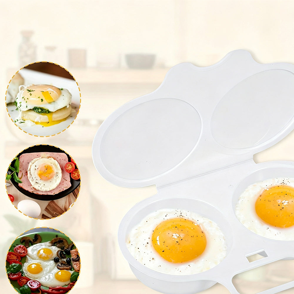 5 Pack Microwave Egg Cooker FDA Certified Egg Poacher