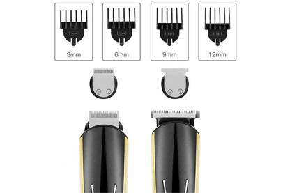 5 in 1 Beard Trimmer for Men Electric Grooming Kit Cordless Hair Clippers for Bear Hair Face Nose Ear
