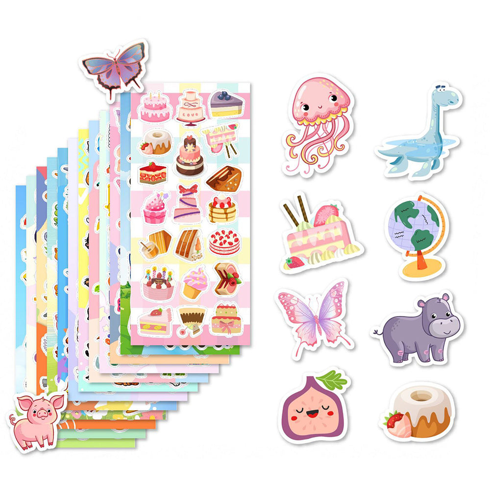 24 Sheets Cute Stickers
