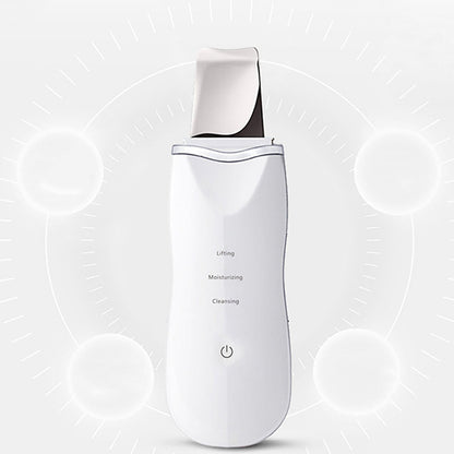Ultrasonic Skin Scrubber Pore Cleansing Tool for Facial Care-White