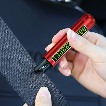 3-in-1 Car Safety Hammer ââ‚?Window Breaker  Seatbelt Cutter & Parking Sign Red