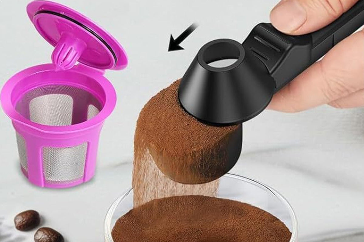 Coffee Scoop And Funnel Coffee Measuring Spoon For Reusable K Cup