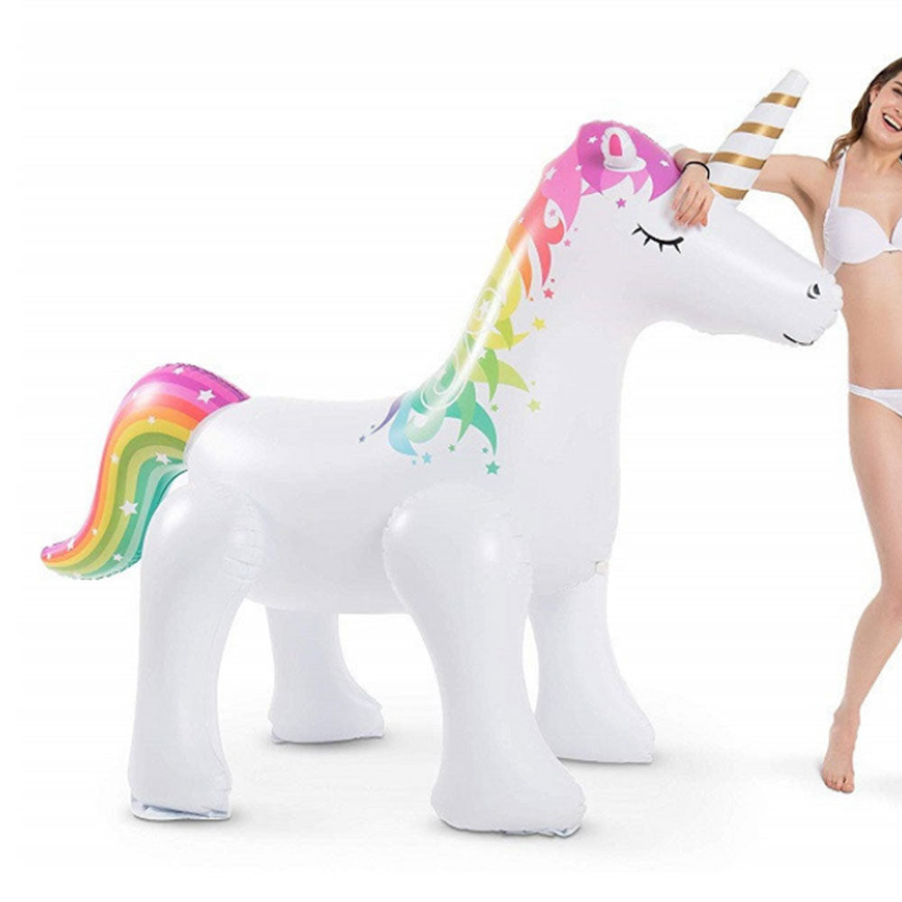 Giant Unicorns Inflatable Sprinkler Summer Outdoor Yard Water Spray Toy Style 2