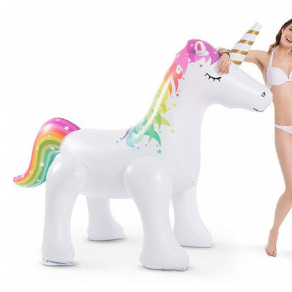 Giant Unicorns Inflatable Sprinkler Summer Outdoor Yard Water Spray Toy Style 2