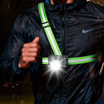 Running Lights for Runners Reflective Running Vest for Night Walking Cycling Jogging