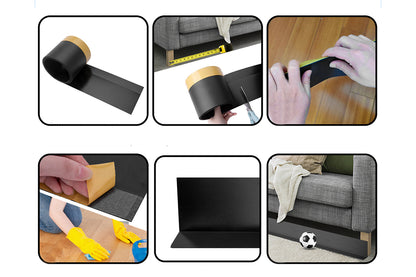 Under Couch Blocker Stop Things Going Under Sofa or Bed-Black