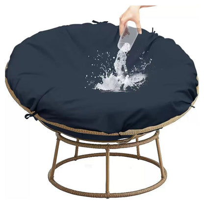 Water-Resistant Papasan Cushion Cover Removable Zippered Chair Seat Pad Slipcover