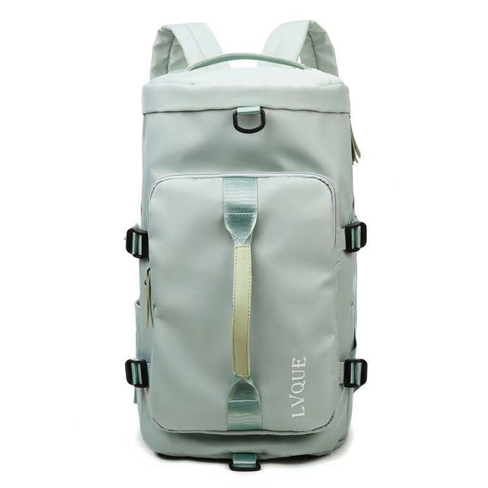 Large Capacity Travel Duffle Bag Sport Gym Backpack -Green
