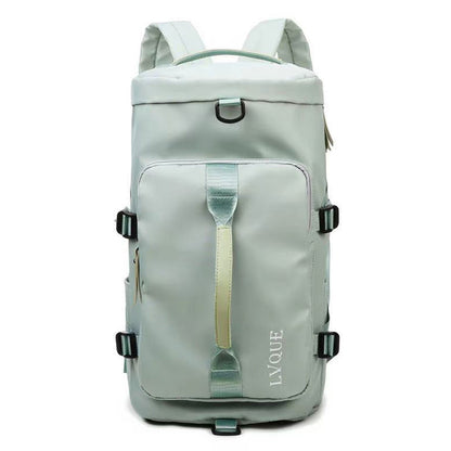 Large Capacity Travel Duffle Bag Sport Gym Backpack -Green