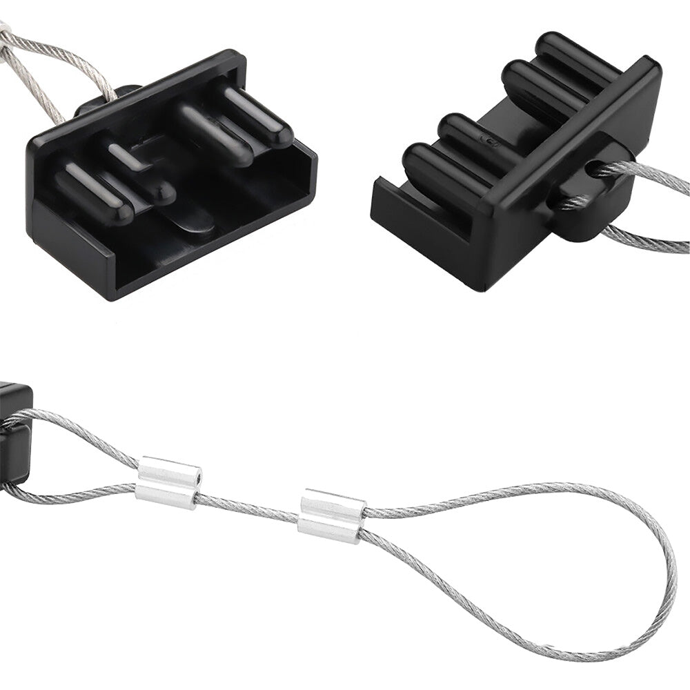 8Pcs Dust Cap Black Plug Cover Style Connectors for 50AMP Battery Caravan