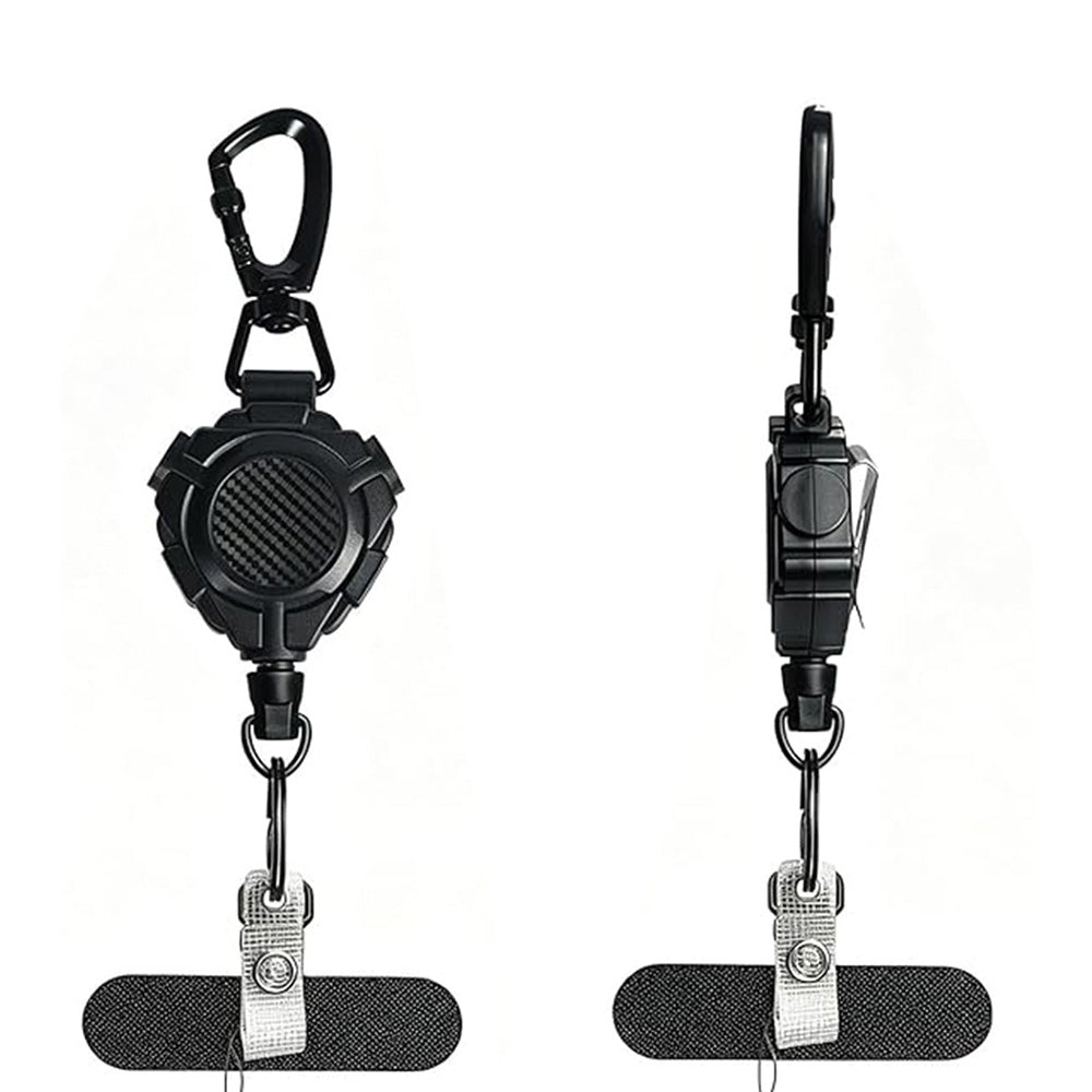 2 Piece Anti Theft Phone Strap with Phone Tether and Carabiner