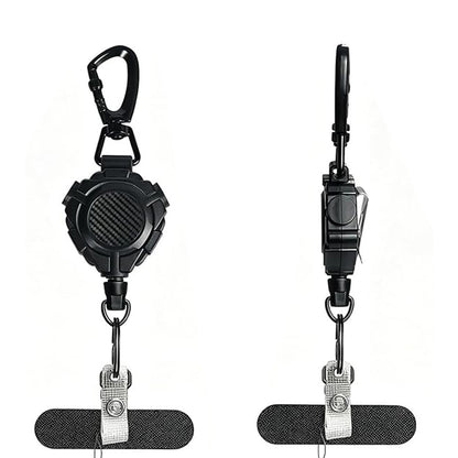 2 Piece Anti Theft Phone Strap with Phone Tether and Carabiner