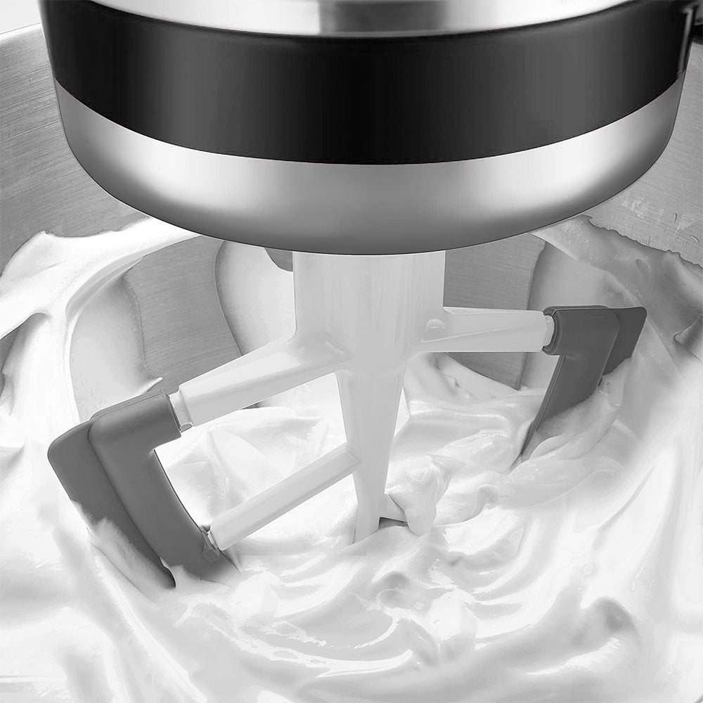 Silicone Coated Dual Edge Beater Compatible with KitchenAid 4.5¨C5 Quart Stand Mixer