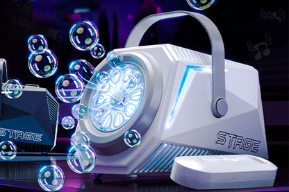 Automatic Blower Remote Control Bubble Machine - White