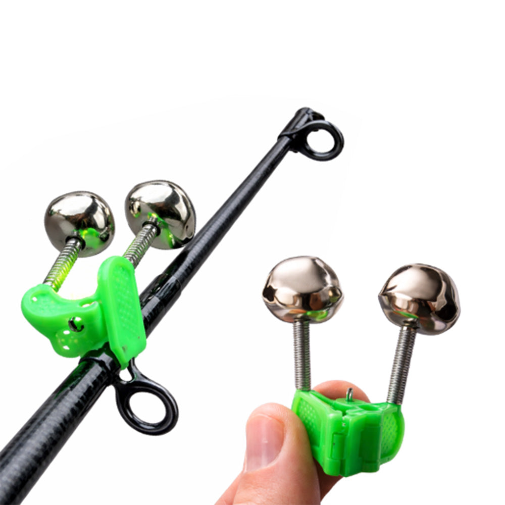 20 Piece Fishing Bite Alarm Bells for Rod Tips Day and Night