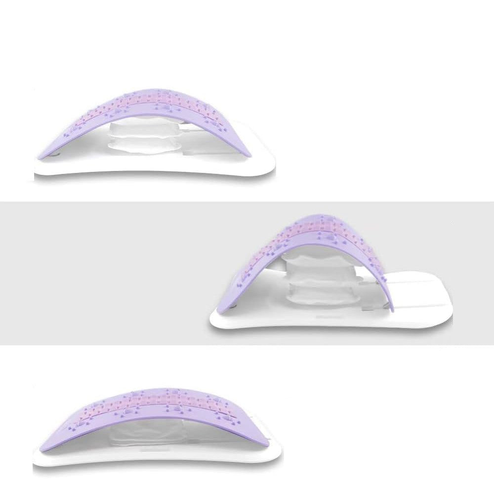 Back Stretcher for Lower Back Pain Relief Back Cracker Board Lumbar Support Board-Purple