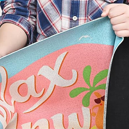 Summer Pool Floor Mat Non Slip Diatomite Mat for Outdoor Patio Beach-Style1