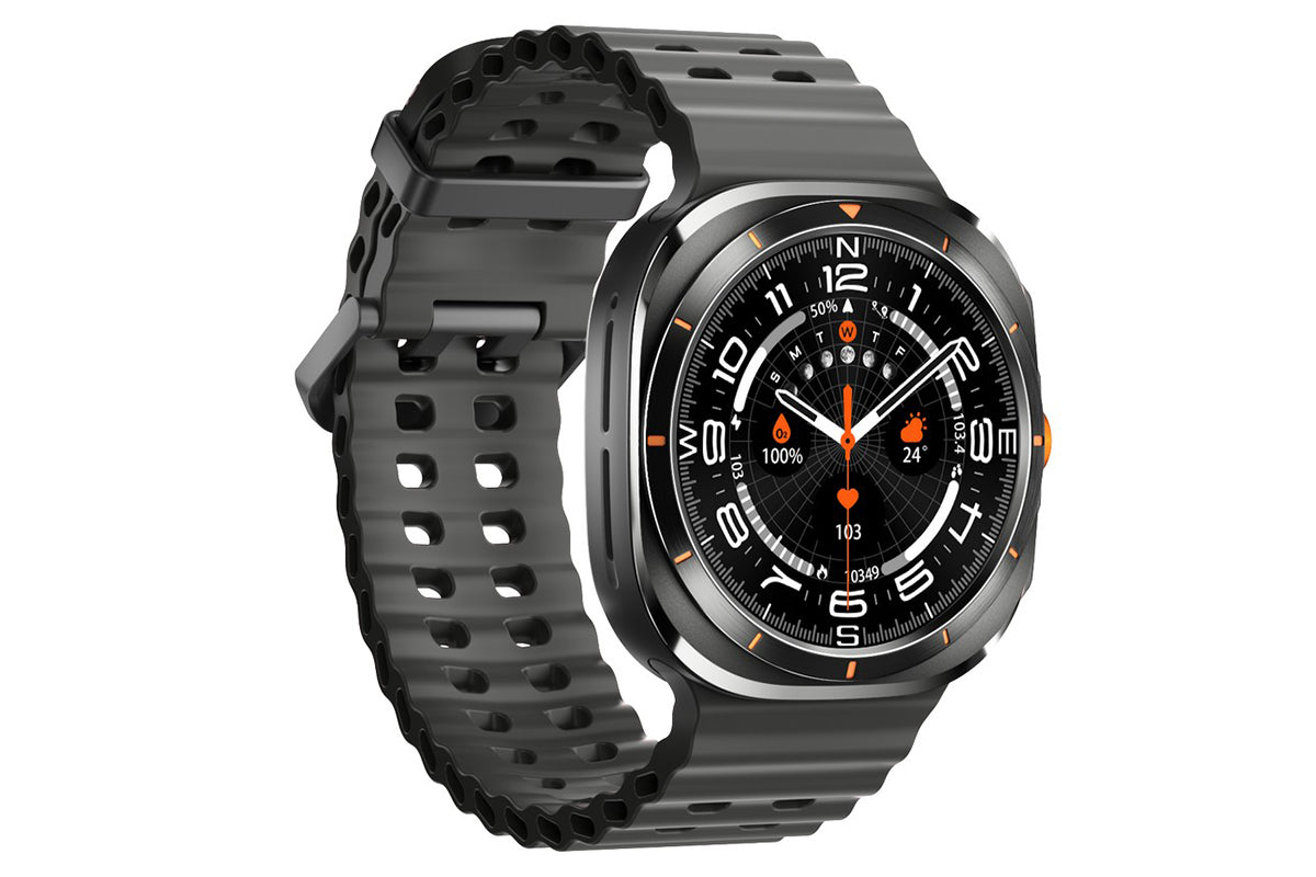 Smart Watch 1.43-Inch Fitness Watch with Heart Rate Sleep Monitor Blood Oxygen Sedentary Reminder OTA SOS Activity Tracker-Black