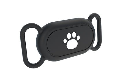 Silicone Pet Collar Holder Case for Samsung Galaxy SmartTag 2 - Cat paw